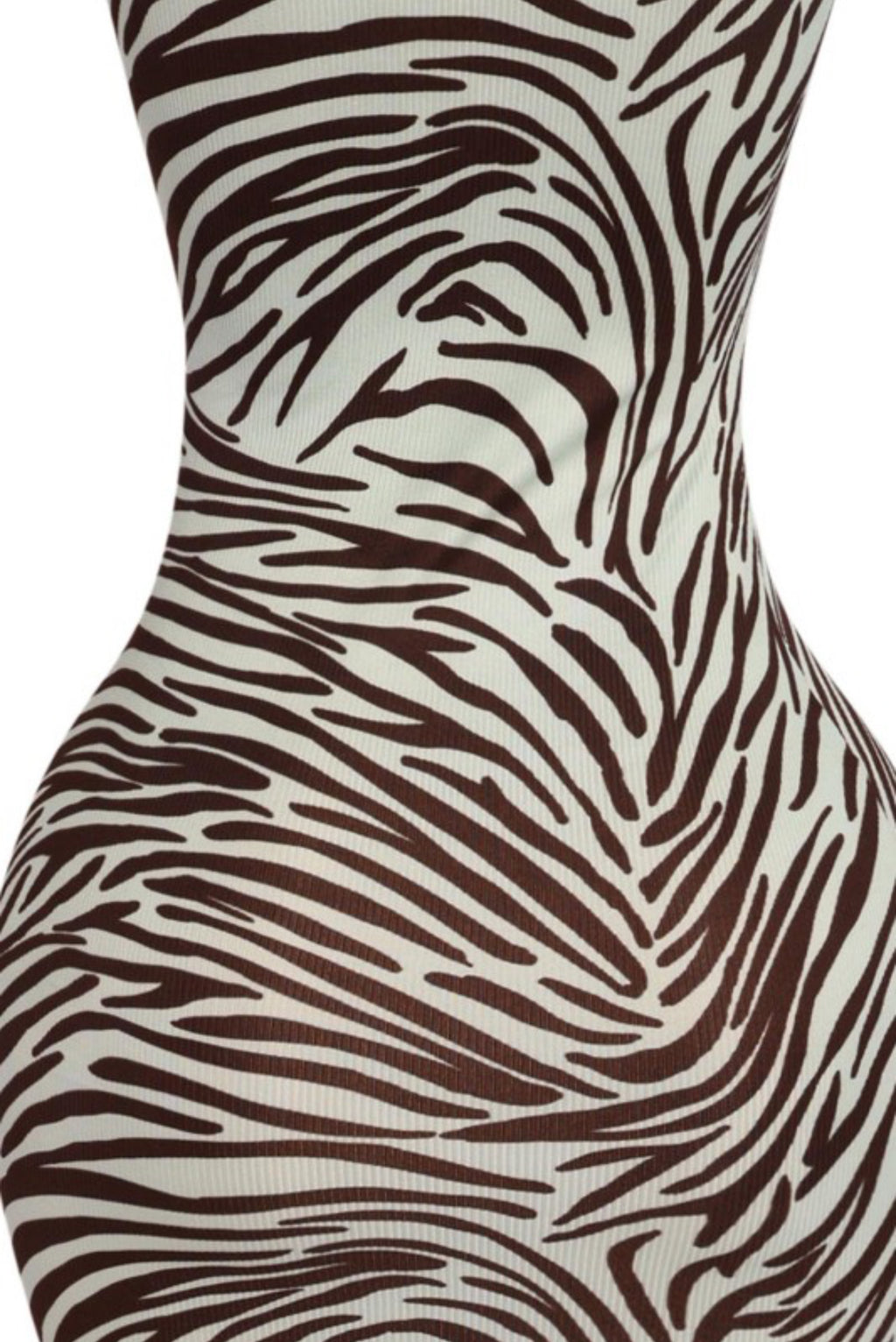 Urban Zebra- one piece cross back jumpsuit