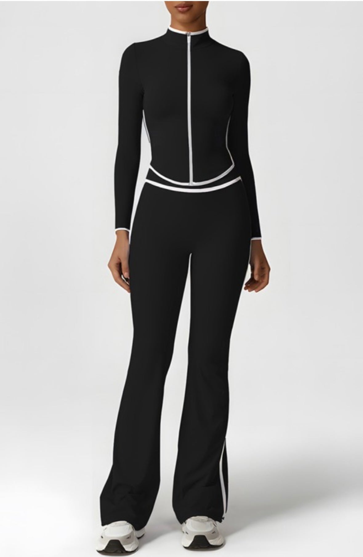 High Standards- high collared two piece set