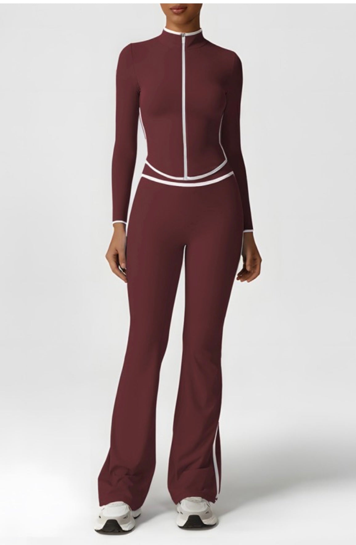 High Standards- high collared two piece set